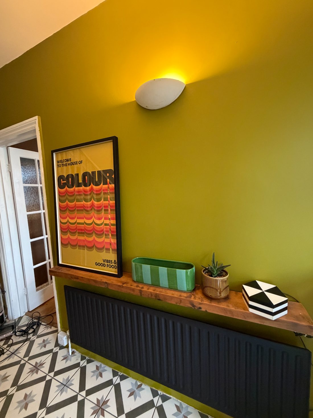 House of Colour print on a client's shelf